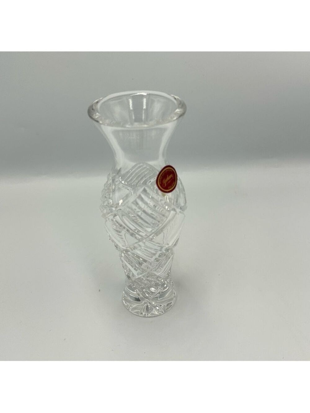Gorham Crystal 6 1/4” Bud Vase Montage Collection 2003 Made in Poland with Box - Picture 4 of 16